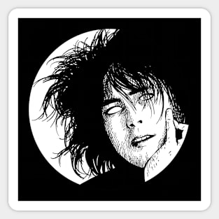 the cure vintage hand drawing design Sticker